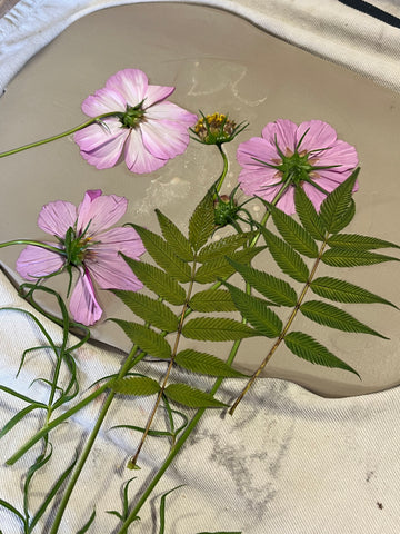 Botanical inspired relief plaster cast workshop