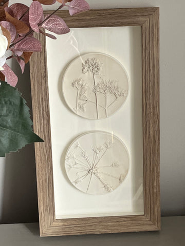 Botanical inspired relief plaster cast workshop