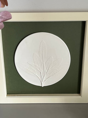 Botanical inspired relief plaster cast workshop