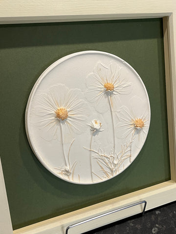 Botanical inspired relief plaster cast workshop