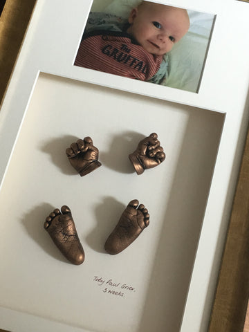 3D Hand and Foot Casts Full Set (Over 2 years)