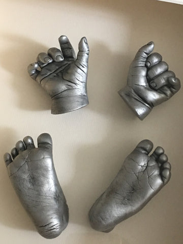 3D Hand and Foot Casts Full Set (Over 2 years)