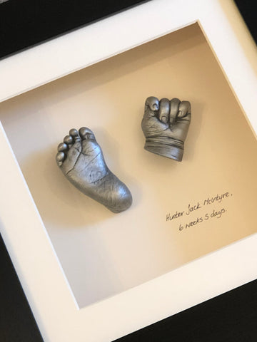 3D Hand and foot cast (over 2 years)