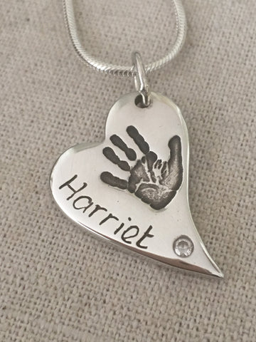 Small Charm Mini Hand and Foot print