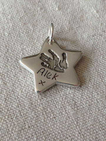 Small Charm Mini Hand and Foot print