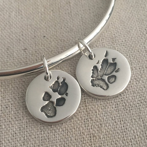 Small Charm Pawprint