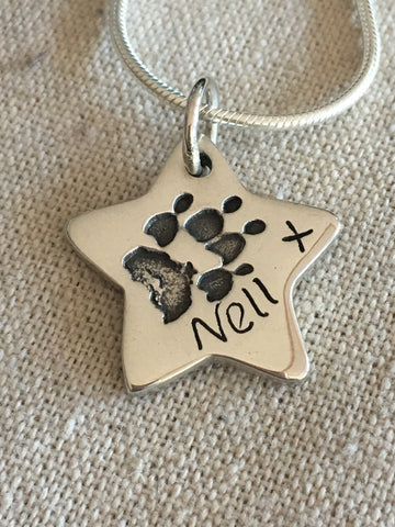 Small Charm Pawprint