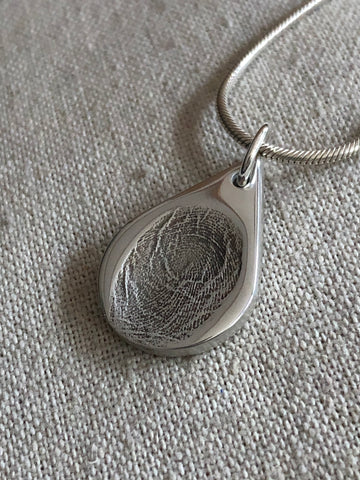 Large Fingerprint Charm