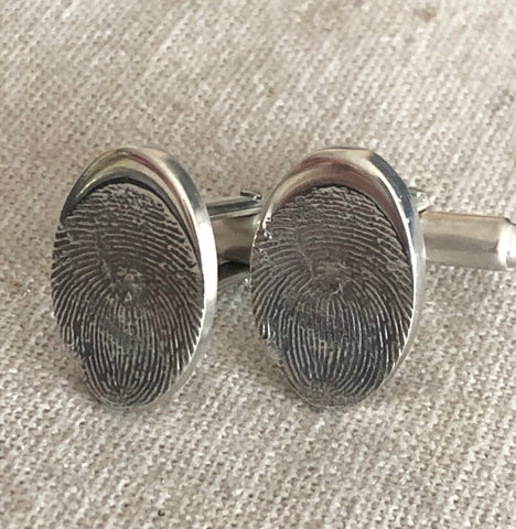 Fingerprint Cufflinks