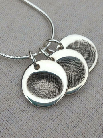 Fingerprint Small Charm