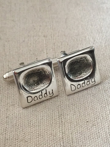 Fingerprint Cufflinks