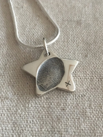 Fingerprint Small Charm