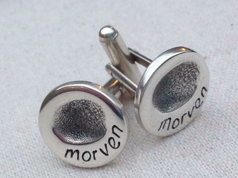 Fingerprint Cufflinks